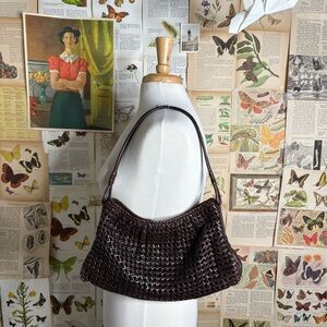 Sigrid Olsen Dark Brown Woven Purse